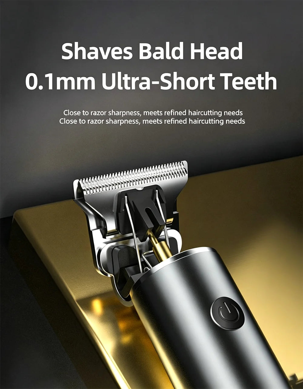 Electric Hair Clipper for Home Use, Hair Salon Specific Oil Head Carving Hair Clipper, Shaving Head Divine Tool