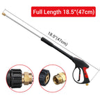 High Pressure Washer Gun Power Washer 4000PSI Spray Wand Lance with 5 color Quick Connect Nozzles Cleaning Machine