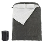 JHK Double Sleeping Bag for Adults with Pillow Lightweight 3 Season Portable Compact Sleeping Bag for 2 Person Hiking Fishing