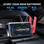 4 In 1 Car Jump Starter with LED Lighting 4000A Portable Car Battery Charger Power Bank Tire Inflator Pump 160PSI Air Compressor