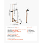 SucceBuy Bike Repair Stand 66/85/88/110lb Heavy-duty Bicycle Work Stand Foldable Bicycle Maintenance Rack for Mountain&Road Bike