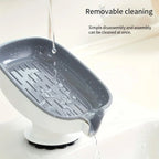 Quick-Dry Soap Dish, 2-Tier Detachable with Drainage Plate, Keeps Sink Dry | Fast US Shipping