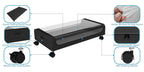 Under Bed Storage With Wheels, 2-Pack 48L Each Under The Bed Storage Containers With Clear Lids & Label, Underbed Storage Bins