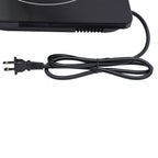750W Electric Induction Cooker Glass PP Body 8 Presets Temp Adjustable for Dorm RV Home Restaurant & Hot Pot Use