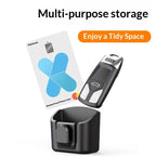 Car Key Storage Box Storage Box for Vehicle Supplies Dashboard Central Control Console Highspeed Toll Card Storage Box Card Slot