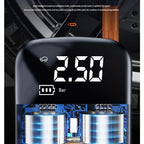 Portable Bicycle Pump 150 PSI - Wireless Electric Tire Inflator for Bikes, Cars, and More