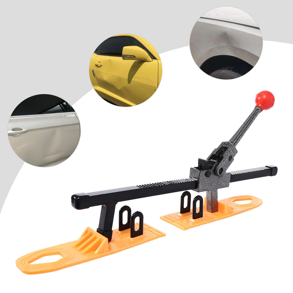 Dent Removal Kit Car Body Repair Tool with Iron Expander & Pulling Plates for Motorcycle Fridge Washing Machine DIY Home Fix