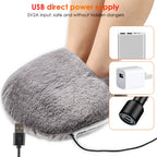 Electric Heating Foot Pad Washable Feet Warmer Household Soft Plush Thermal Heating Blanket Foot Warming Mat Home Office Bedroom