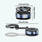 360° Adjustable Rotating Folding Magnetic Phone Holder Vacuum Suction Mag Stand for Car Navigation Gym Kitchen - Universal GPS Streaming Bracket