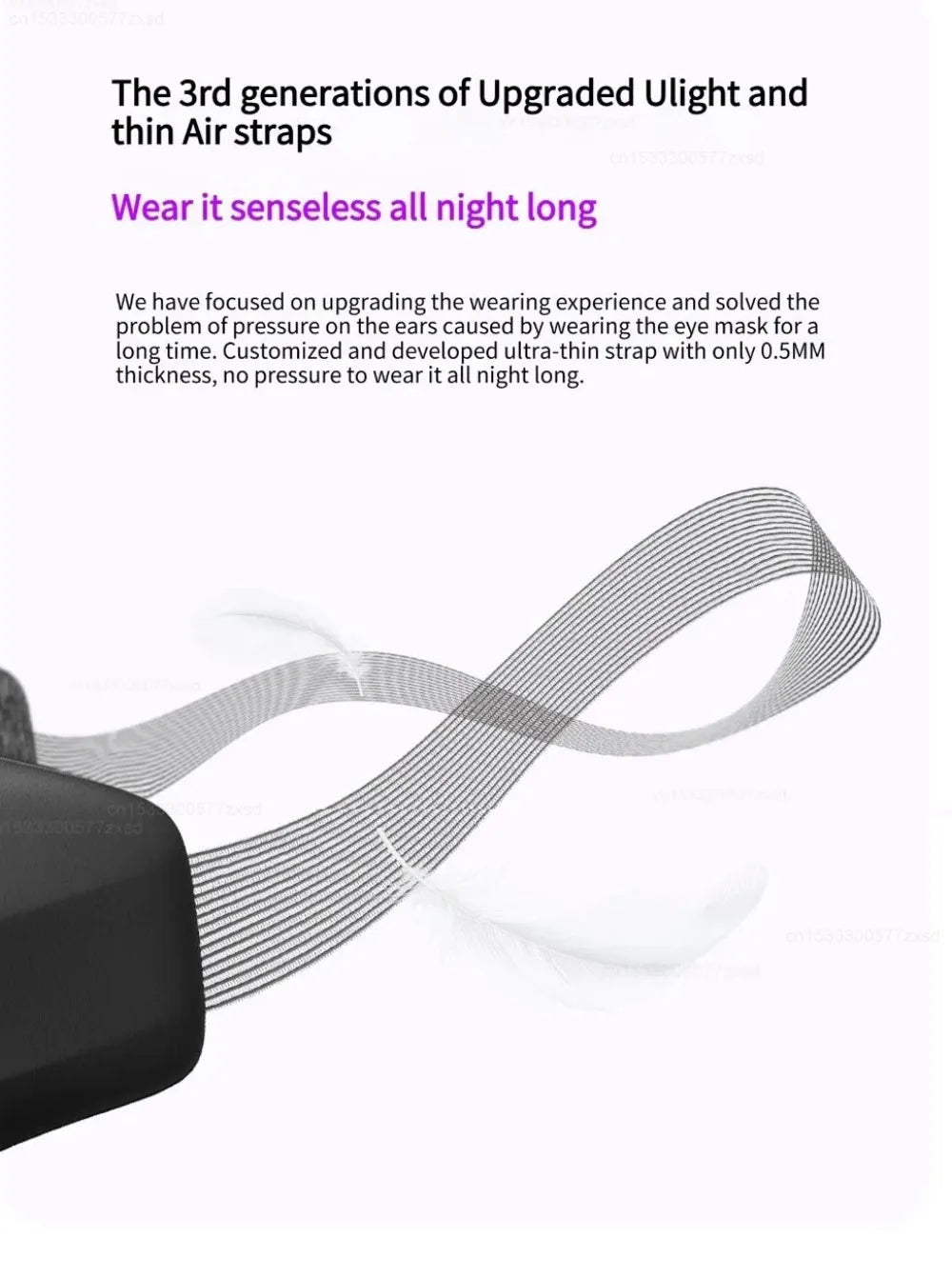 Dreamlight 4S Eye Mask Sleep 3D Stereoscopic Sleep Aid for Men Women Adult for Sleeping Block Portable Eye Mask Travel