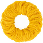 200PCS Yellow Rubber Bands 2.5 Inch Small Elastic Rubber Bands for Money Office Supplies Good Elasticity Ideal for Home Office