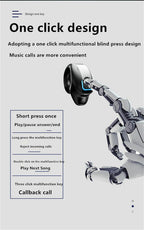 Earphone Clip Wireless Bluetooth Headphone Bone Conduction Headset High Quality TWS Auriculares Sport Noise Canceling With Mic - Nexvibe