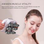 18-Head Fascia Gun High Frequency Vibration Deep Tissue Muscle Stimulate Muscle Fascia Body Massager Red Light Masajeador