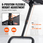 SucceBuy Under Dash Creeper, 40 in, 20.3-27.4 in Height Adjustable Laying Down or Upright Inside of Car or Truck for Garage Shop