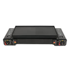 2 Burners Portable Camping Stove, 2.5KW Auto Ignition Butane/LPG Gas Stove w/Baking Tray+Carrying Case for RV Outdoor Picnic BBQ