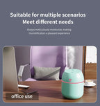 250ML Mini USB Air Humidifier Aroma Diffuser Essential Oil Cool Mist Maker RGB LED Night Light Quiet for Home Car Office Bedroom