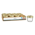 8 oz Mason Jars, Wide Mouth Half Pint Canning Jars with Lids and Rings, 12-Pack Small Glass Jars for Home Canning and Meal Prep