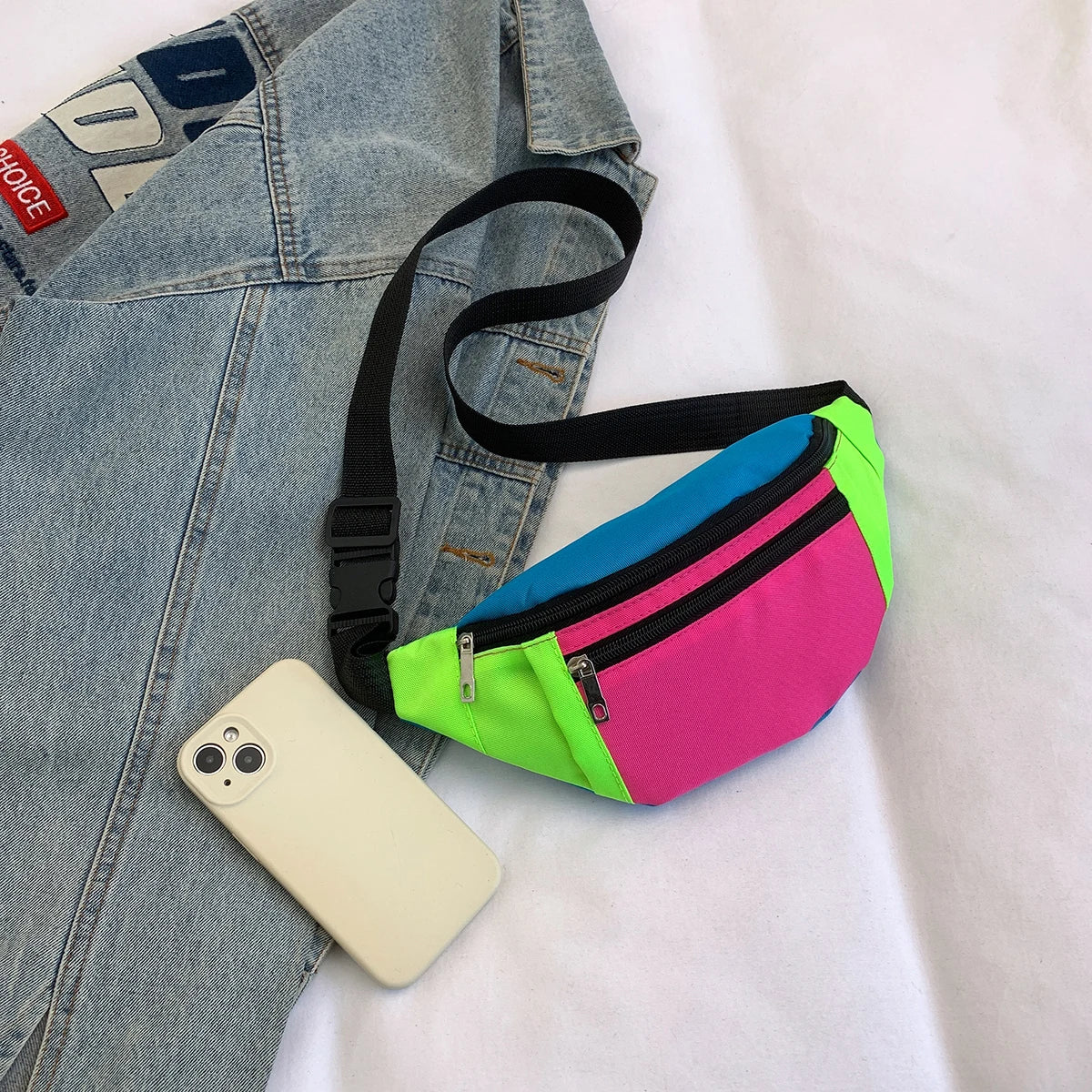 Waist Bag Running Belt Bum Bags Sport Cycling Womens Fanny Pack Wallet Pouch Portable Phone Gym Jogging Cross-Body Pocket