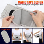 Back Heating Support Belt Airbag Heating Waist Brace Inflatable Vibration Massage Back Brace Belt Abdomen Warmer Lumbar Support