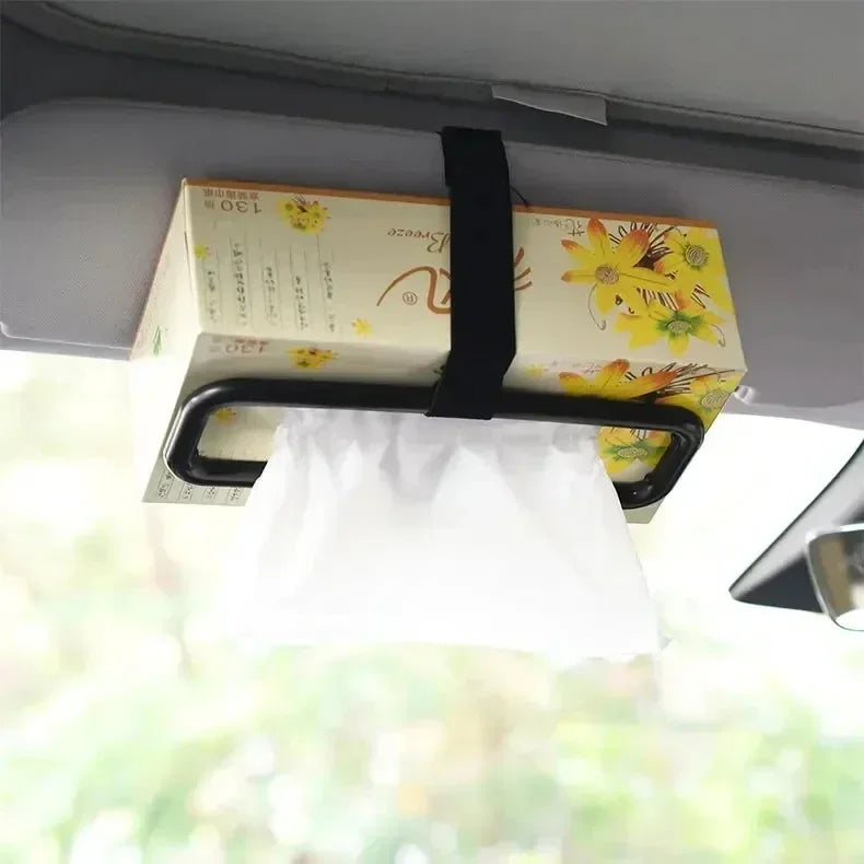 Car supplies paper box clip visor hanging paper towel box seat back Car paper towel frame clip seat back car