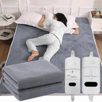 Electric Blanket 220V EU Plug Striped Printing Winter Insulation Heating Electric Blanket Constant Temperature Control