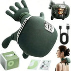 Advanced 4D Shiatsu Neck and Shoulder Massager with Heat & Finger Massage - Wireless, Deep Tissue, Simulated Human Hand Design