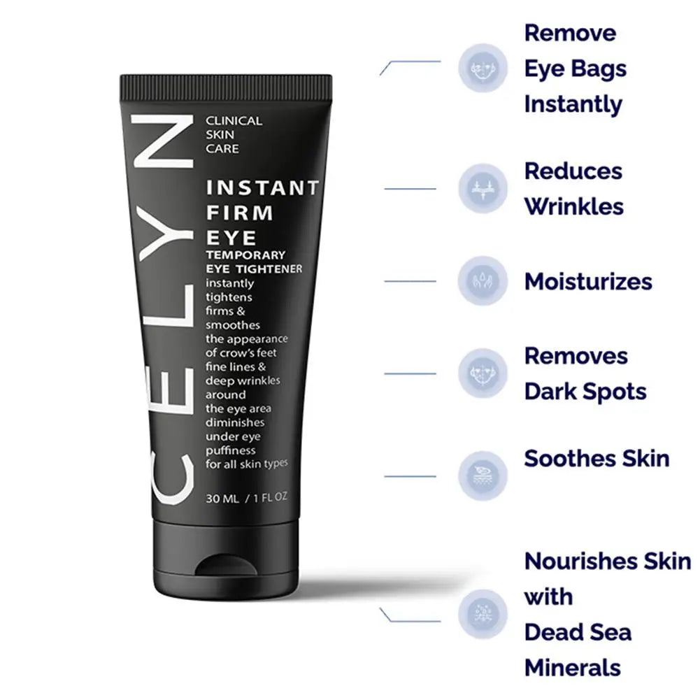 Instant Eye Cream For Temporary Eye Tightening Remove Eye Bags Puffiness Dark Circles Fine Lines Moisturizing Firming Eye Care