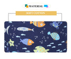 Shark Pattern Scrub Cap for Men Women 100% Cotton Healthcare Surgical Dentist Skullcaps Hospital Working Hats K329