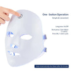 Wireless LED Face Mask 7 Colors Rechargeable Portable Facial Mask Skin Rejuvenation Skin Care Beauty Device