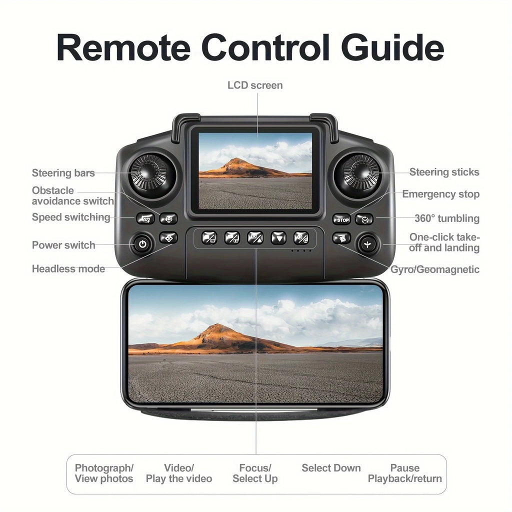 The 2026 upgraded E88 PRO MAX drone features dual 8K cameras, an on-screen remote control, two batteries, one-button return, foldability, USB charging, Wi-Fi, and flight gaming capabilities. Suitable for beginners, it makes a