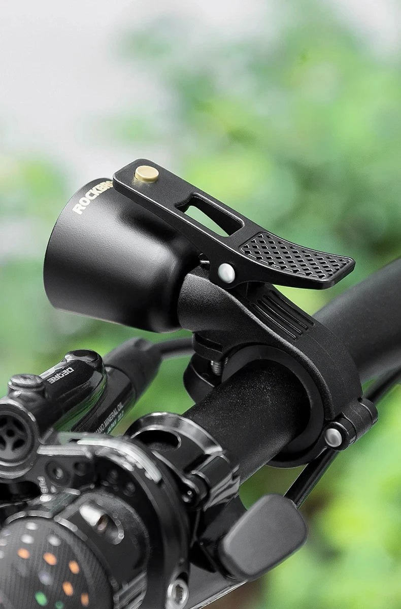 ROCKBROS Local Shipping Bicycle Bell MTB 100db Alloy  Bike Ring Copper Horn Warning Safe Crisp Cycling Bells Accessorie