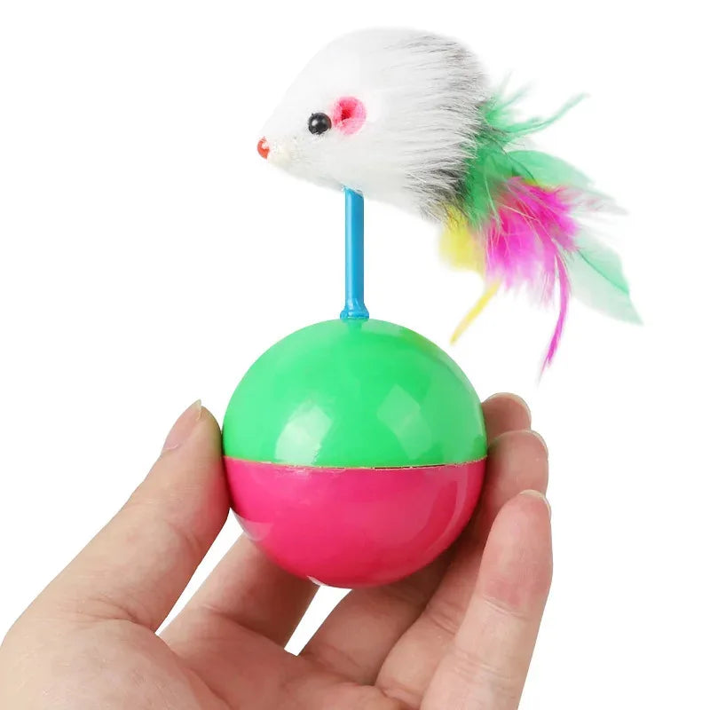 Cat Toy Tumbler Mouse Teasing Cat Deboredom Caged Mouse Toy Self Hilarious Deboredom Cat Toy Pet Toys