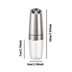 1pc/2pcs, Gravity Electric Salt And Pepper Grinder - Salt & Pepper Mill Sets With LED Light, One Hand Automatic Operation, Adjus