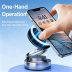 Magnetic Suction Cup Phone Mount for Magsafe 360° Adjustable Magnetic Car Phone Holder Pocket Size Foldable Car Mount