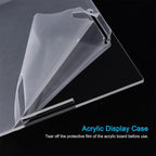 1:14 Scale Transparent Acrylic Display Box, Suitable for the Protection and Display of Toy Car Models, Building Blocks, Small Collectibles, and Figurines (Inner Dimensions 37X19X12Cm)