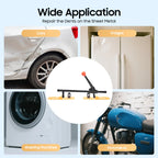 Dent Removal Kit Car Body Repair Tool with Iron Expander & Pulling Plates for Motorcycle Fridge Washing Machine DIY Home Fix