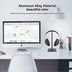 Universal Headset Stand Detachable Headphone Holder Gaming Headset Desk Organizer Bracket Plastic Gaming Earphones Display Rack