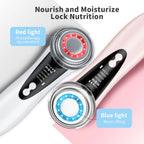 4in1 Facial Massager Red Blue Light therapy Vibration Skin Tightening Face Lifting Anti Wrinkle Beauty Device Skin Care Tool