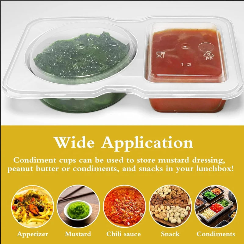 20 Pcs Disposable Picnic Spice Jars - Portable Single-Use Seasoning Boxes for Camping & Barbecue