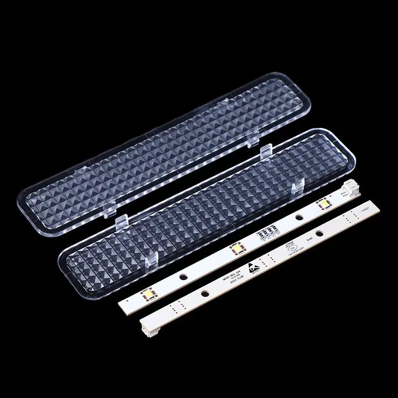 2 Pairs Plastic Freezer Refrigerator LED Strip Light Bar For E349766 MDDZ-162A 1629348 DC12V 2W HCDM415LC BCD-630WT