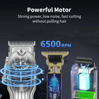 3 in1/1pc Professional Hair Clipper Kit Electric Shaver for Barber Men's Hair Trimmer Electric Shaver Hair Cutting Machine