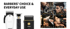 HIENA Professional Barber Kit Electric Hair Clipper Beard Shaver Detail Trimmer Cordless Rechargeable Titanium Blades for Home