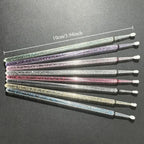 100PCS Crystal Micro Brush Disposable Lashes Removing Swab Mascara Wands Applicator Eyelash Extension Brushes Makeup Tools