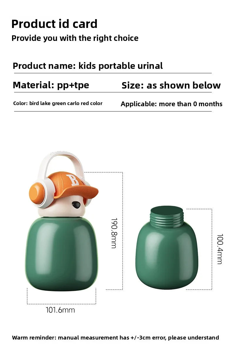 Portable Baby Hygiene Toilet Urinal Boys Leak-proof Outdoor Car Travel Anti-leakage Potty Kids Convenient Toilet Potty