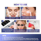 Foldable 7 Color LED Photon Facial Body Beauty Machine Skin Rejuvenation Light Nano Spray Equipment Home Skin Care SPA Instrument