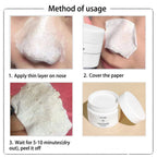 Lightweight and non-greasy, deep cleansing pores to remove acne and blackheads, milky mud mask with free non-woven fabric inside