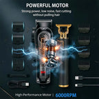 Professional Hair Clippers with LED Display, Cordless Rechargeable Trimmer & T-Blade Shaver for Men, Balding Grooming Kit