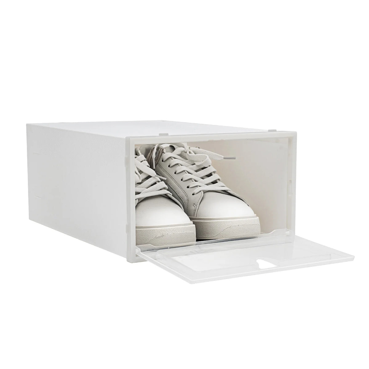 20PCS Plastic Shoe Box Storage Organizer Stackable Foldable Clear Shoe Container