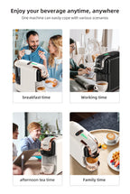 HiBREW Multiple Capsule Coffee Machine, Hot/Cold Dolce Gusto Milk Nespresso Capsule ESE Pod Ground Coffee Cafeteria 20Bar 5 in 1