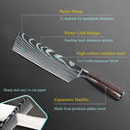 9 Types of Stainless Steel Kitchen Knife, Japanese Chef Knife, Meat Cleaver, Santoku, Bread, Boning, Slicing, Fruit Knife with Gift Box